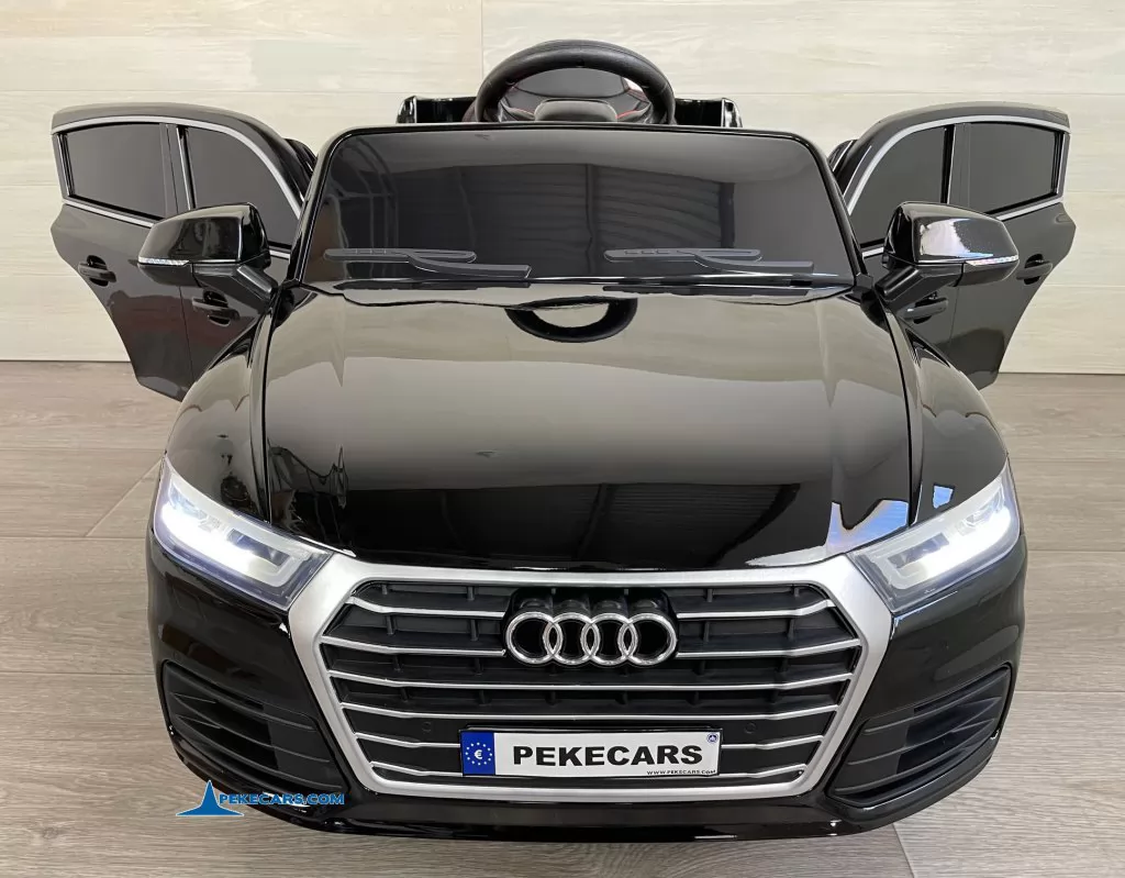 coches teledirigidos audi q5 12v negro metalizado puertas abiertas
