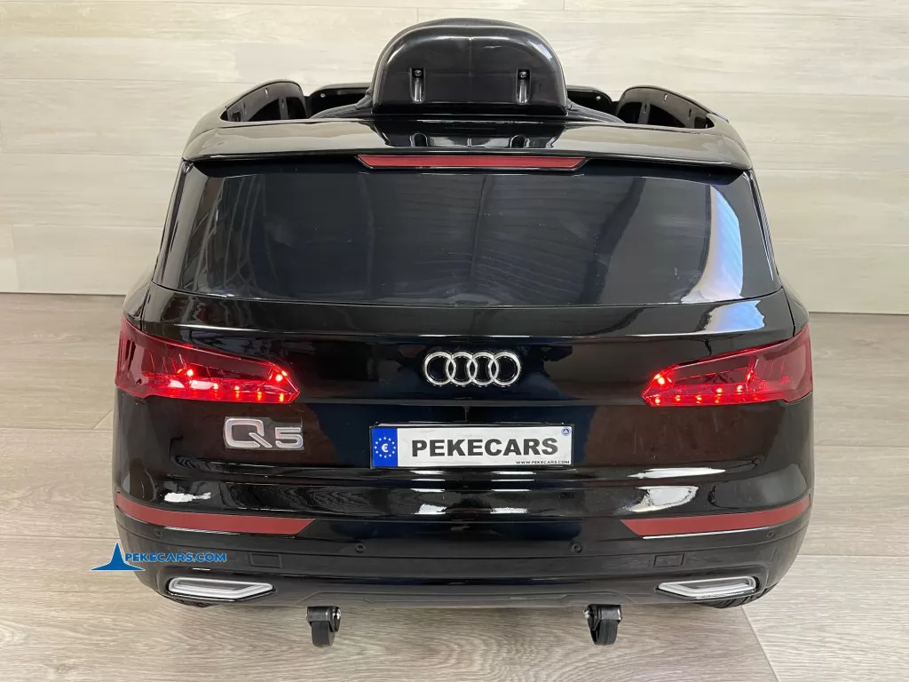 coches teledirigidos audi q5 12v negro metalizado parte trasera