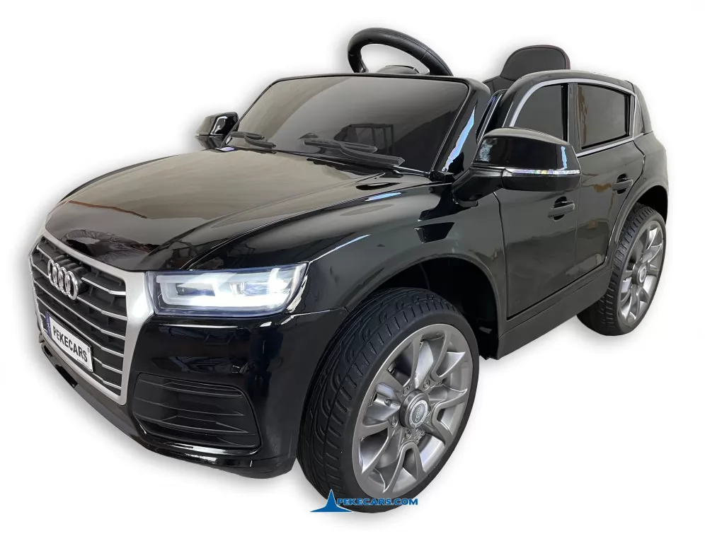 Audi Q5 para niños Negro metalizado vista principal