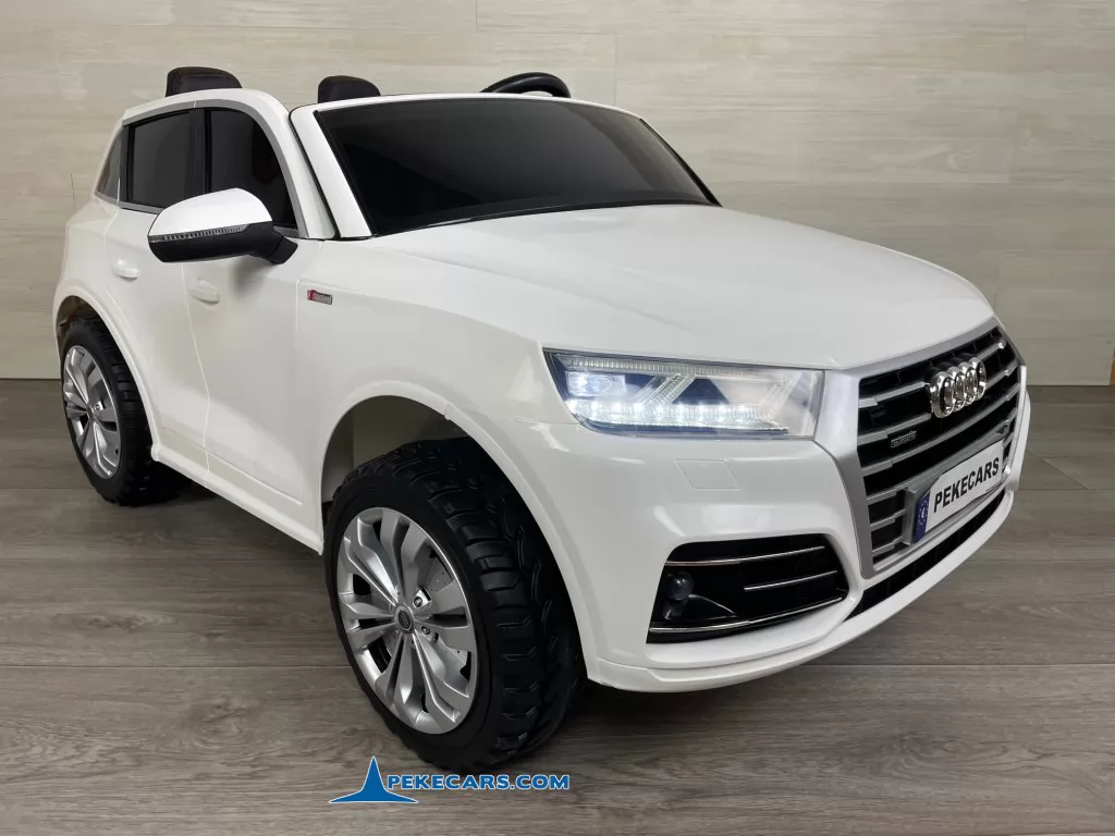 coches electricos para niños audi q5 24v 2 plazas blanco