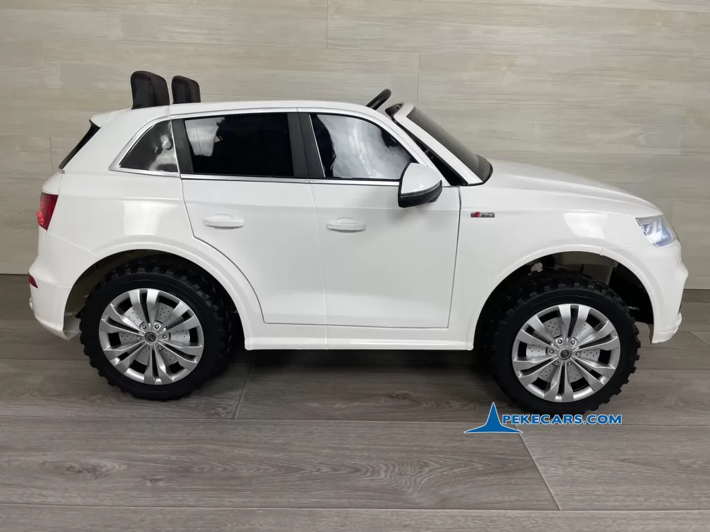 coches para niños audi q5 24v 2 plazas blanco