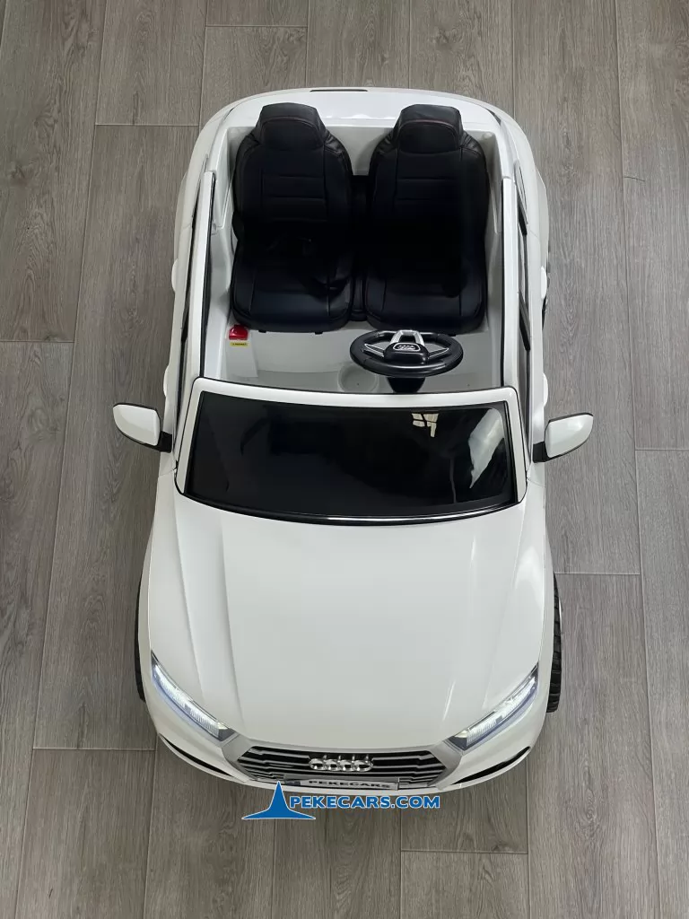 audi q5 24v 2 plazas blanco coche electrico niños