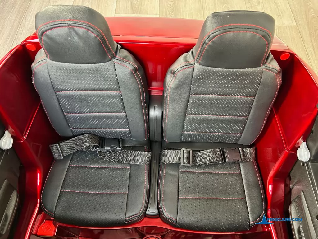 audi q5 24v 2 plazas rojo pintado coche para niños asientos