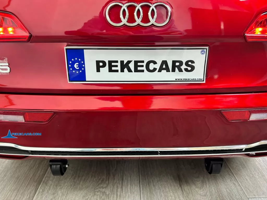 audi q5 24v 2 plazas rojo pintado coche para niños ruedas transporte