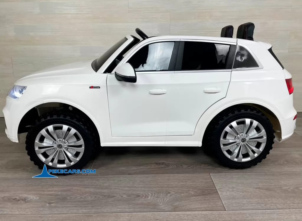 coches teledirigidos audi q5 12v 2 plazas blanco