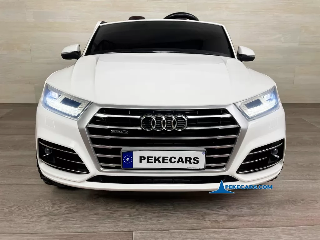 coches electricos niños audi q5 12v 2 plazas blanco