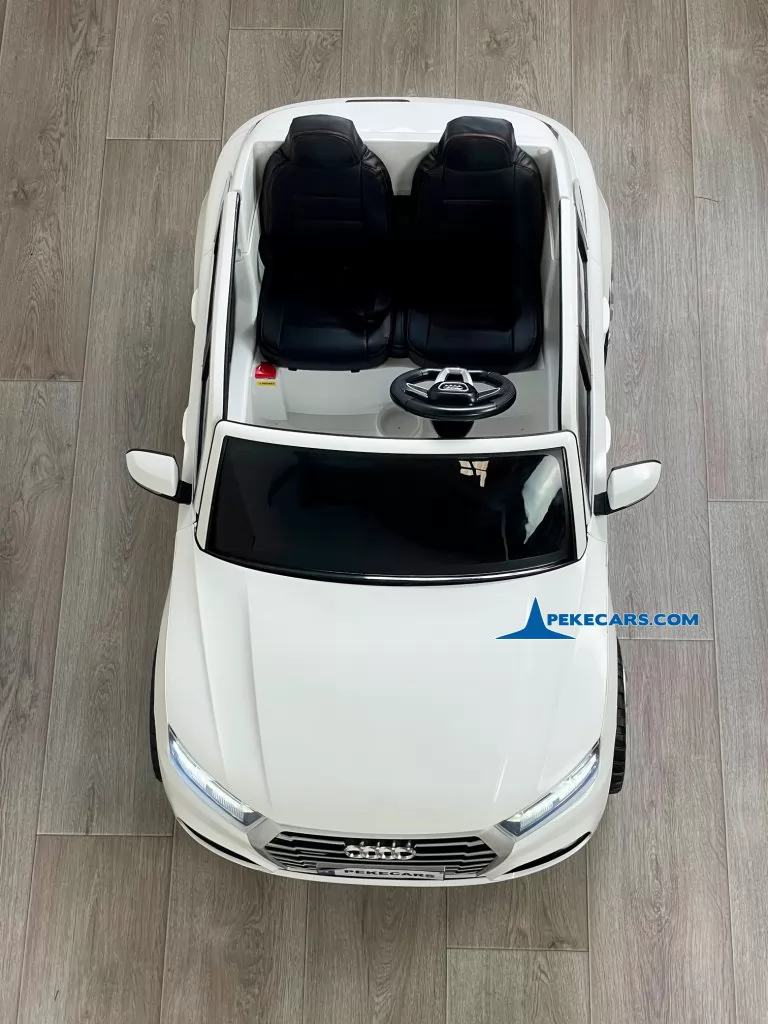 audi q5 12v 2 plazas blanco coche electrico niños