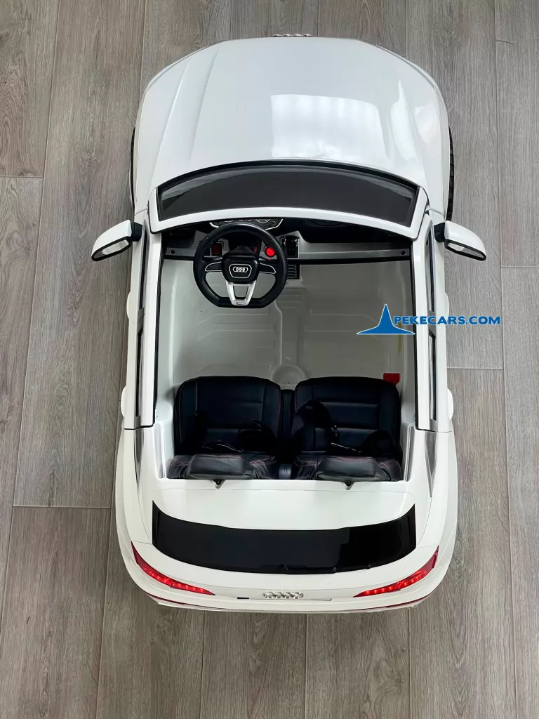 audi q5 12v 2 plazas blanco coches electricos niños