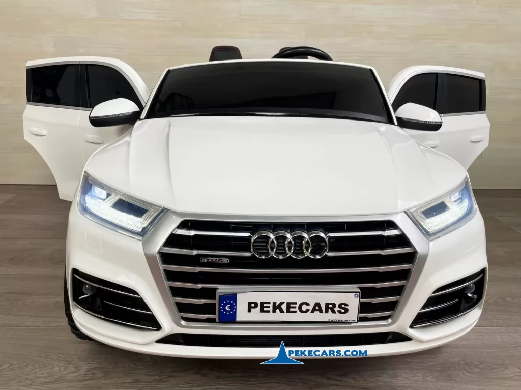 audi q5 12v 2 plazas blanco coches electricos para niños