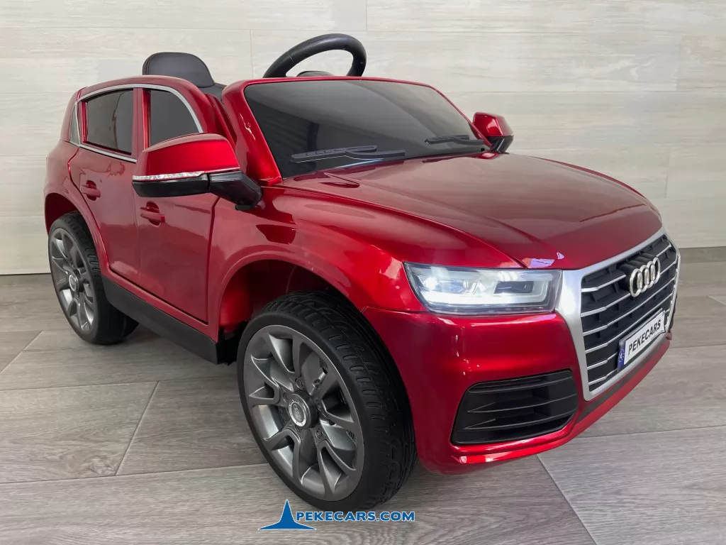 coches electricos para niños audi q5 12v rojo metalizado