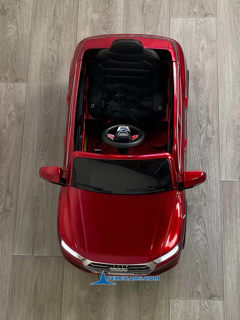 audi q5 12v rojo metalizado coche electrico niños