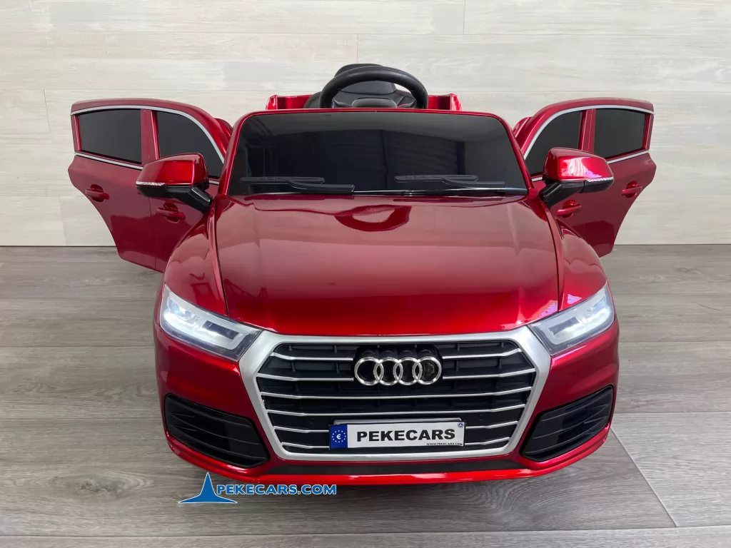 audi q5 12v rojo metalizado coches electricos para niños