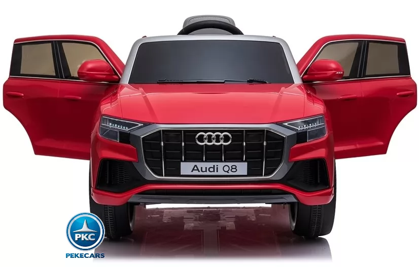 Audi Q8 12V Rojo puertas abiertas
