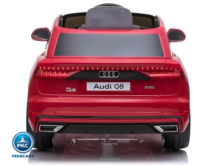 Audi Q8 12V Rojo maletero