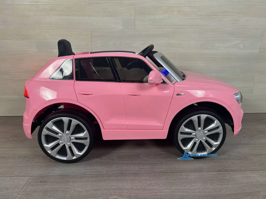 Audi Q8 12V Rosa coche para niños electrico lado derecho