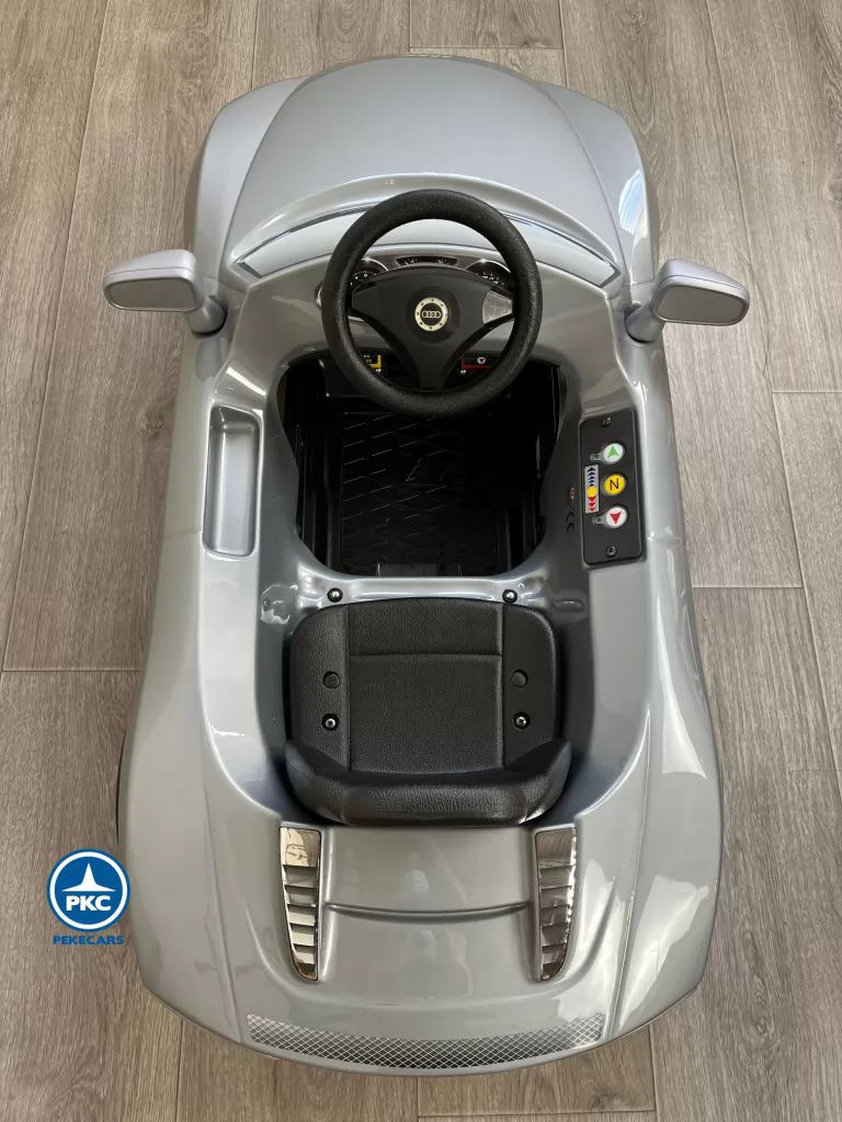Audi R8 12V Gris desde arriba