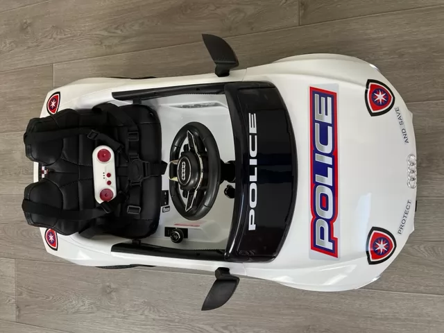Coche electrico para niños Audi Little R8 Spyder policía
