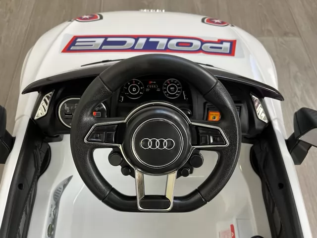 Coche electrico para niños Audi Little R8 Spyder policía
