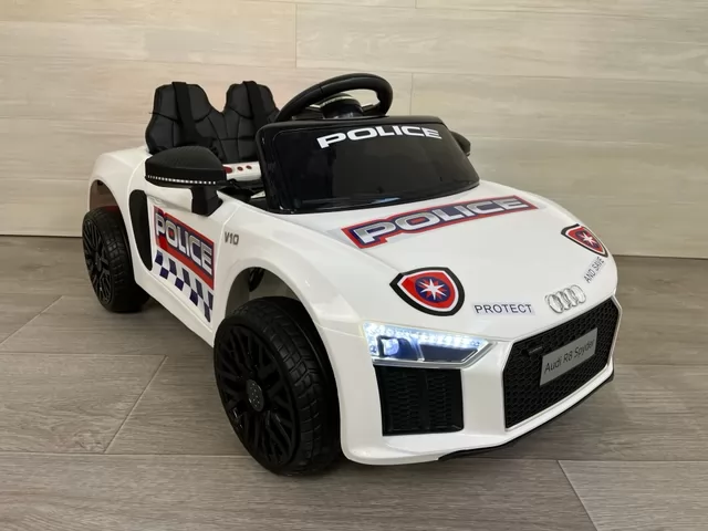Coche electrico para niños Audi Little R8 Spyder policía