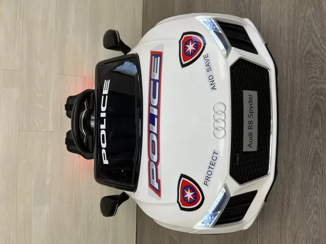 Coche electrico para niños Audi Little R8 Spyder policía