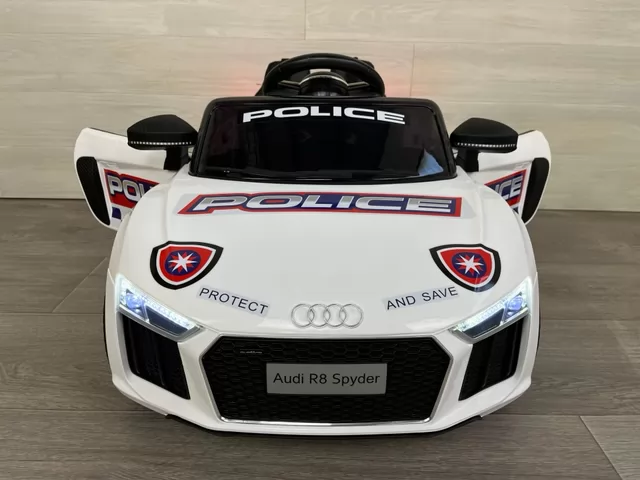 Coche electrico para niños Audi Little R8 Spyder policía