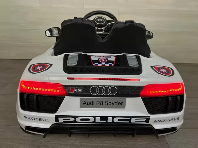 Coche electrico para niños Audi Little R8 Spyder policía