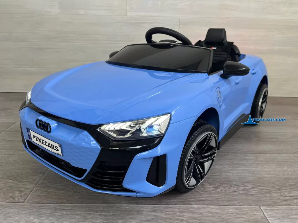 Audi RS E-Tron GT 12V 2.4G Azul vista frente derecha