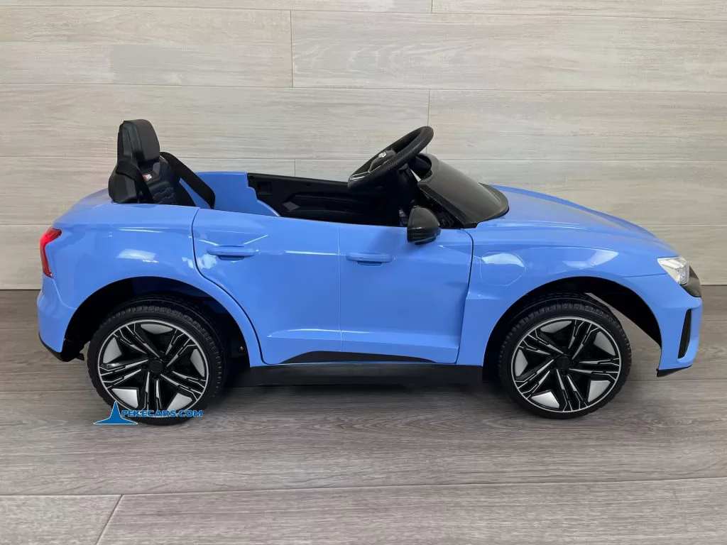 Audi RS E-Tron GT 12V 2.4G Azul vista lateral derecha