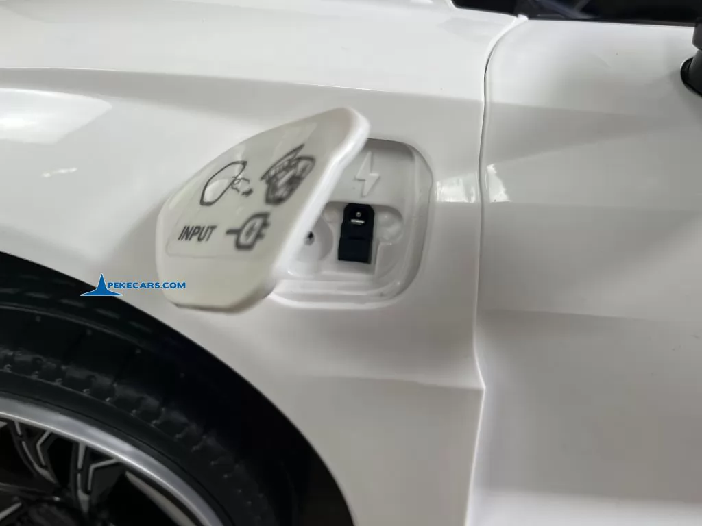 Audi RS E-Tron GT 12V 2.4G Blanco carga y encendido