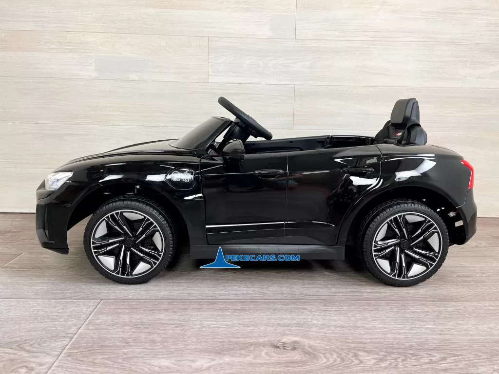 coches teledirigidos audi rs e tron gt negro metalizado vista lateral