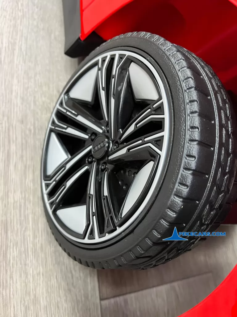 audi rs e tron gt rojo coches para niños ruedas