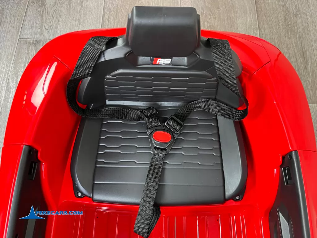 coches electricos niños audi rs e tron gt rojo asiento
