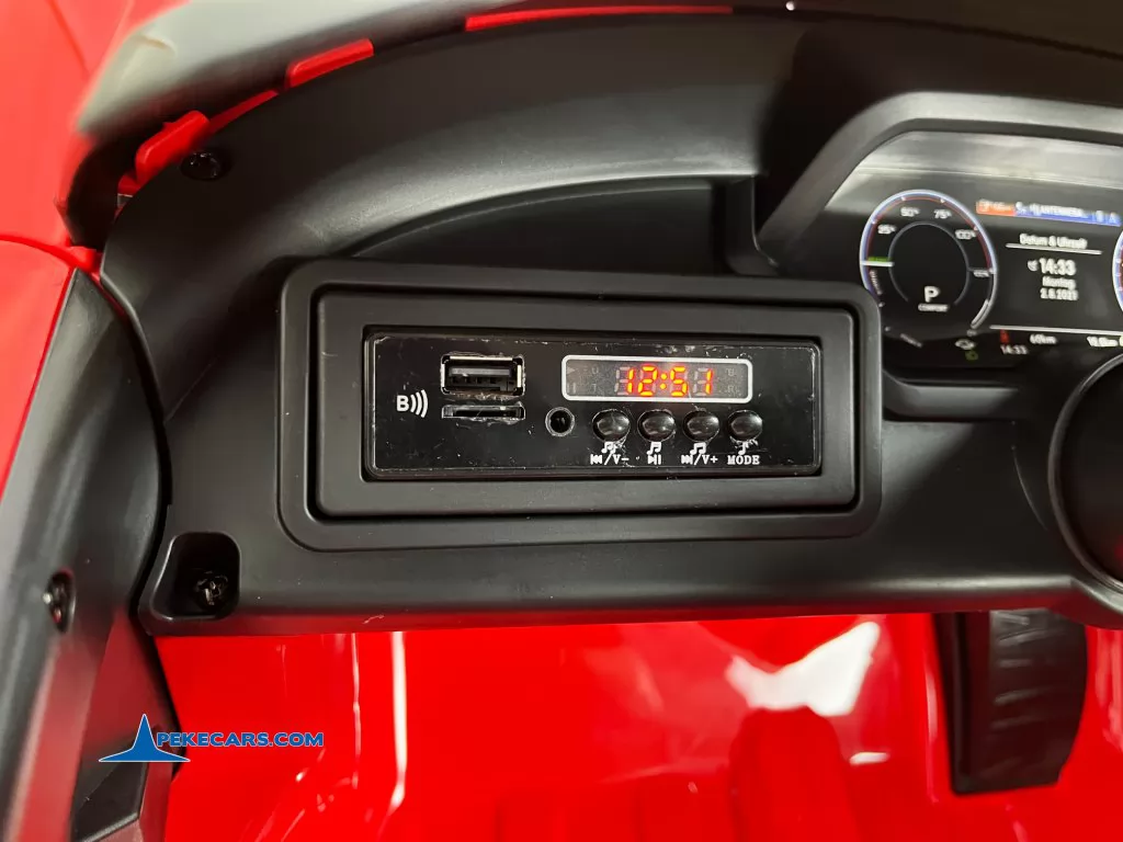 audi rs e tron gt rojo coches teledirigidos panel control