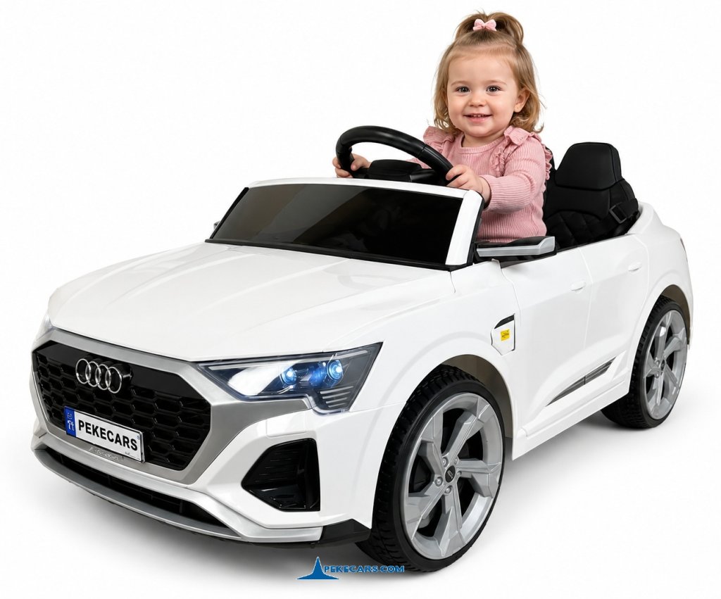 Audi SQ8 blanco coche electrico para niños