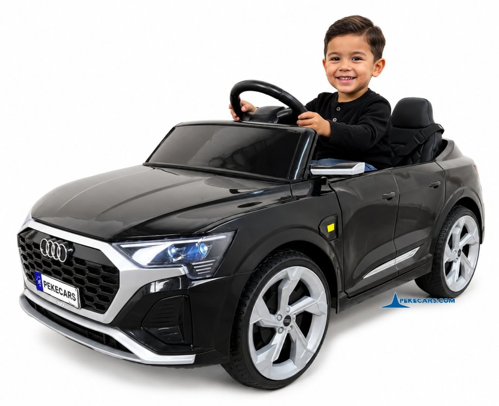 Audi SQ8 negro coche para niños electrico