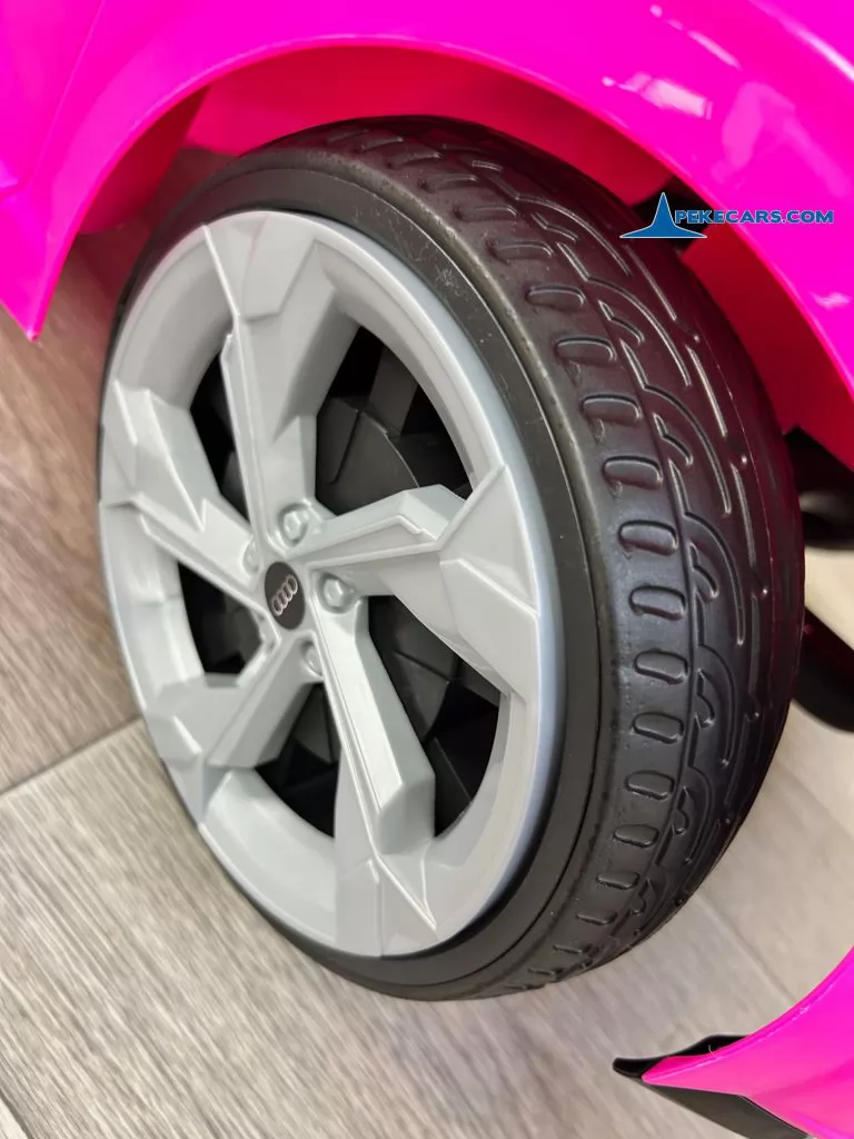 Audi SQ8 rosa coche electrico para niños ruedas