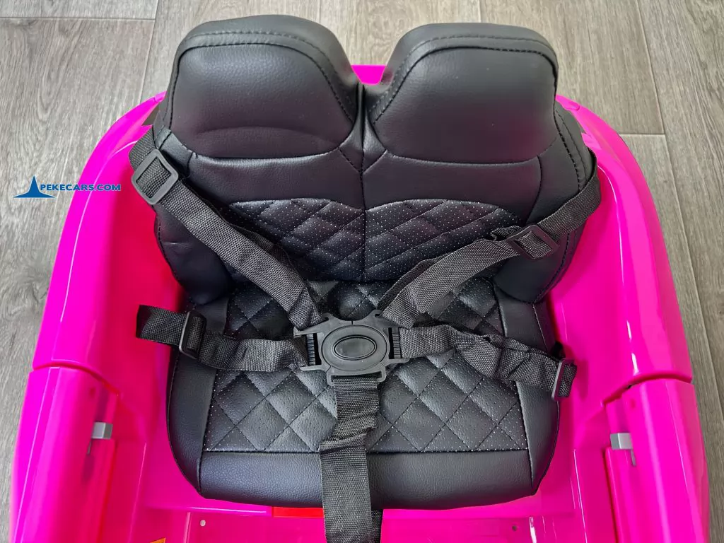 Audi SQ8 rosa coche electrico para niños asiento