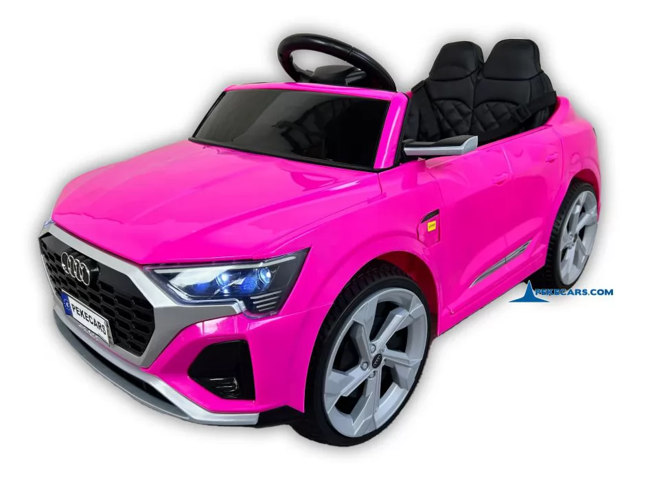 Audi SQ8 rosa coche electrico para niños