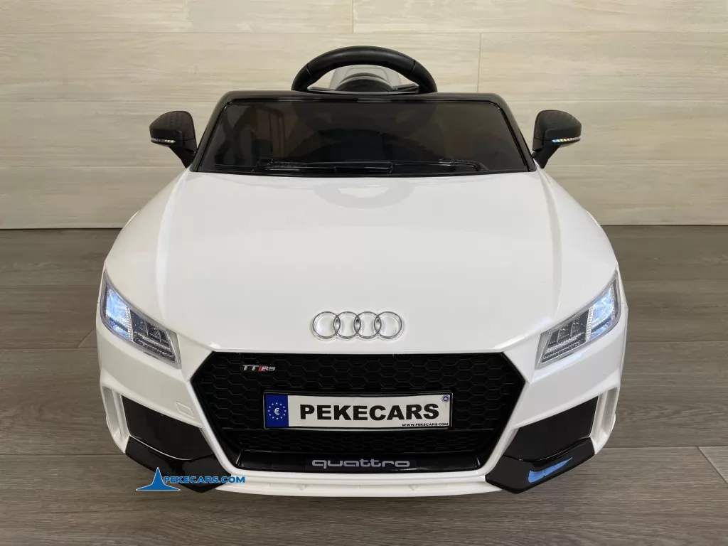 coches teledirigidos audi tt 12v blanco frontal