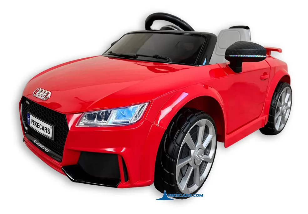 Coche electrico para niños Audi TT Rojo vista principal