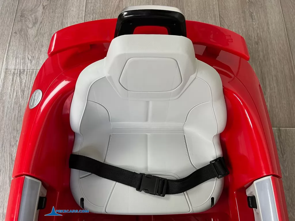 coches teledirigidos audi tt 12v rojo asiento