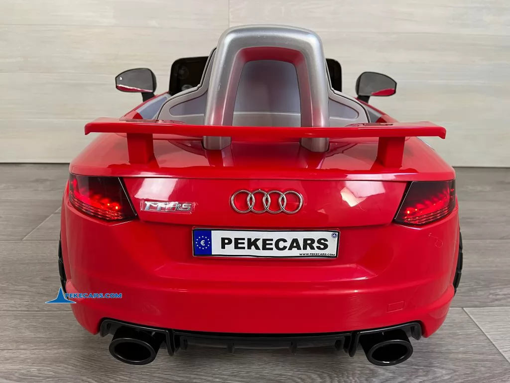 coches teledirigidos audi tt 12v rojo parte trasera