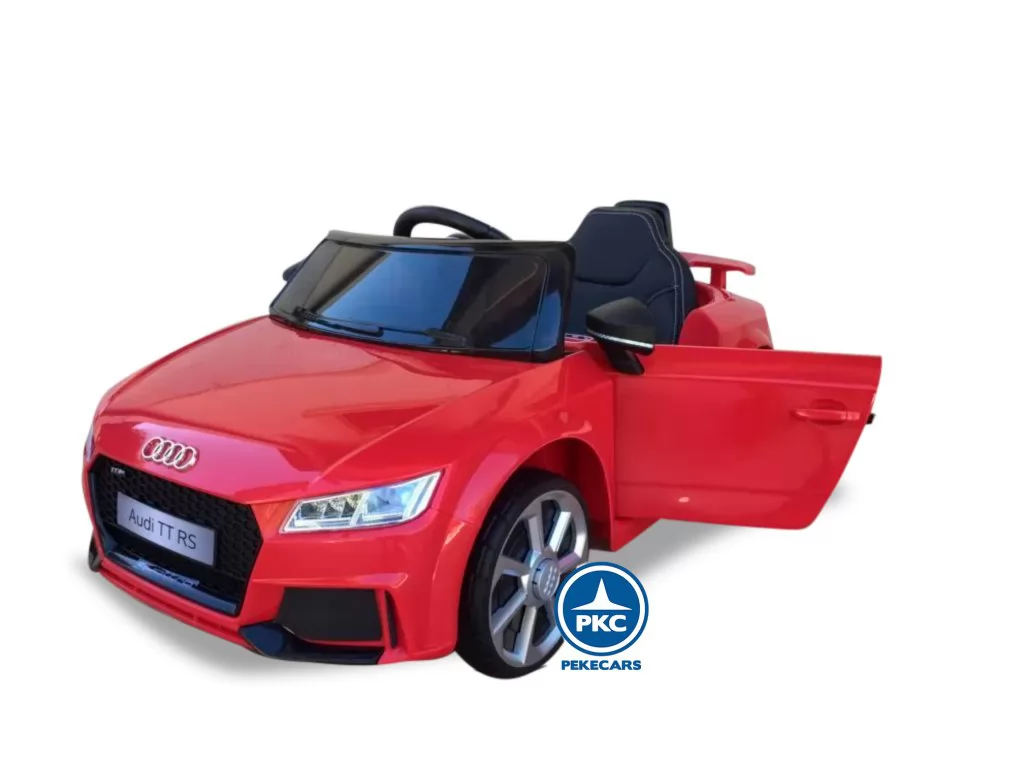 Coche electrico para niños Audi TT Rojo vista principal