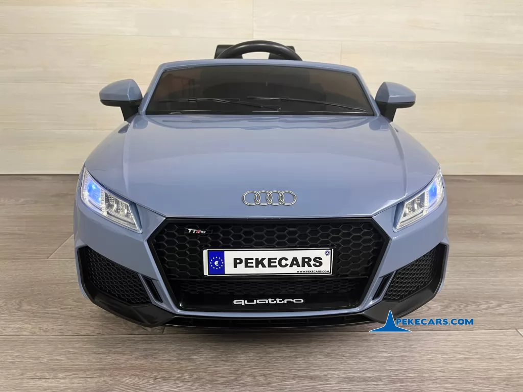 Audi TT RS Roadster 1 Plaza 12V 2.4G Azul Claro frontal