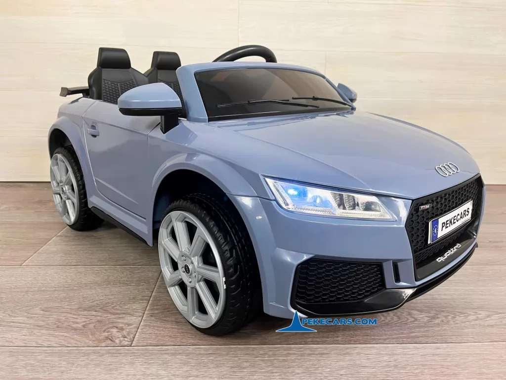 Audi TT RS Roadster 1 Plaza 12V 2.4G Azul Claro lateral izquierdo