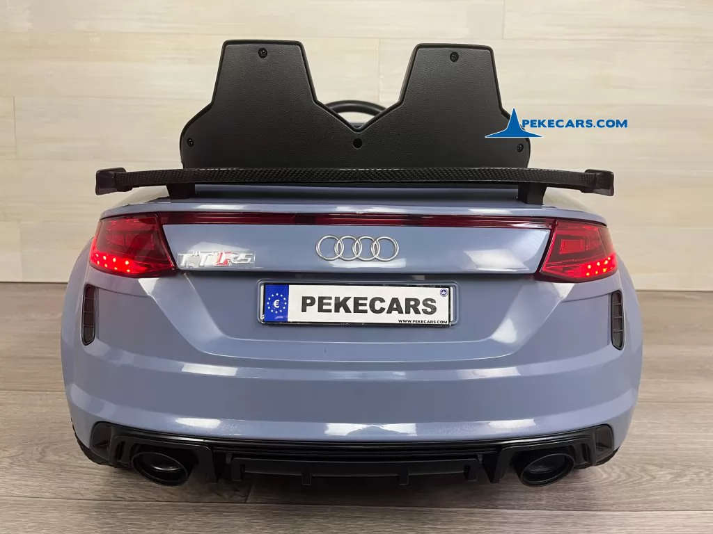 Audi TT RS Roadster 1 Plaza 12V 2.4G Azul Claro vista trasera