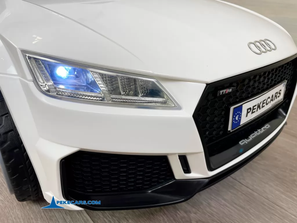 Audi TT RS Roadster 1 Plaza 12V 2.4G Blanco frontal