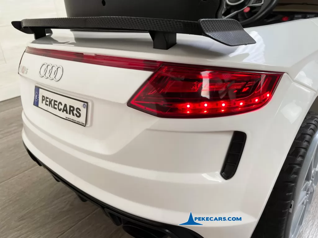 Audi TT RS Roadster 1 Plaza 12V 2.4G Blanco trasera