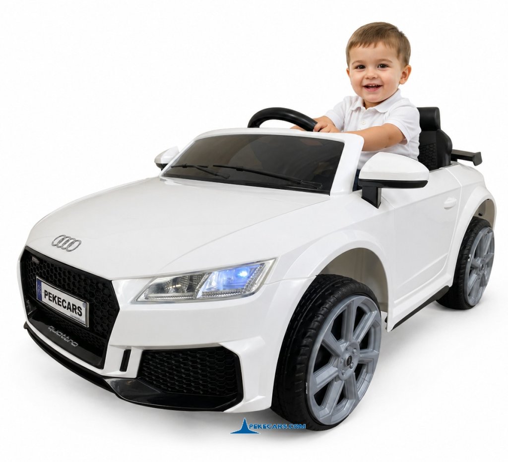 Audi TT RS Roadster 1 Plaza 12V 2.4G Blanco