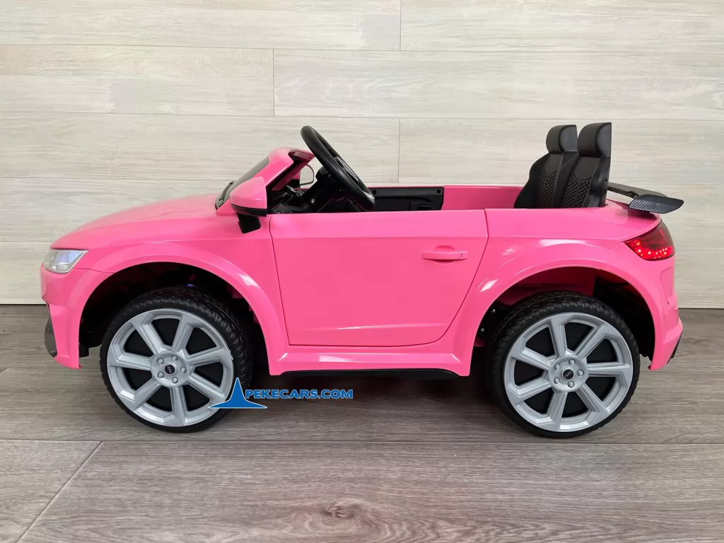 Audi TT RS Roadster 1 Plaza 12V 2.4G Rosa lateral
